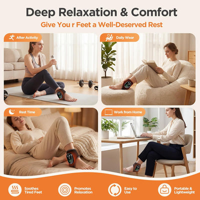 ThermaSole — Adjustable Heat & Massage Wrap for Tired, Aching Feet