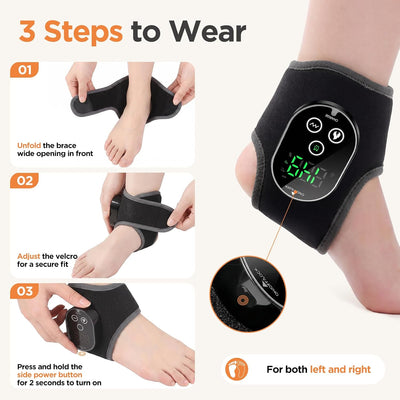 ThermaSole — Adjustable Heat & Massage Wrap for Tired, Aching Feet