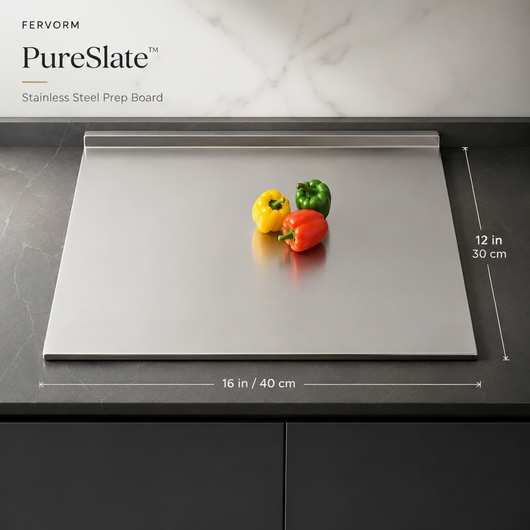 Fervorm PureSlate™ — Stainless Steel Prep Board